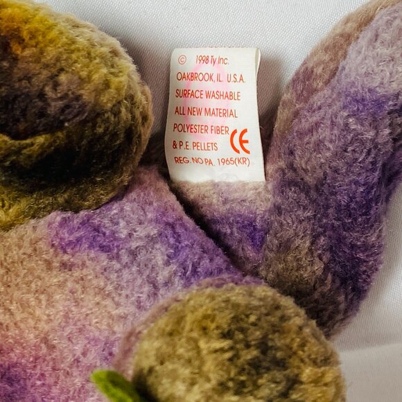 VNTG "SCORCH" 1998 Magical Mystery Dragon With Wings Ty Beanie Baby 7" MWMT - Picture 7 of 7